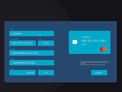 CreditCard form app creditcard design form minimal ui ux web