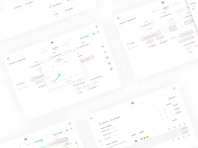 UI UX Web App Design Business Process Intelligence bi blue ui bpi business businessprocessintelligence conversational ui gradient gradient highlight minimal modern process processui ui uidesign uiux ux uxdesign white ui
