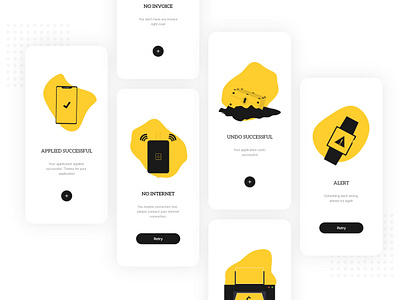 Empty State UI/UX Design alert apply successfull connection lost empty empty state empty state android empty state app empty state design empty state icon empty state illustrations empty state map empty state ui design internet internet loss invoice network down no invoice simple undo successful ux