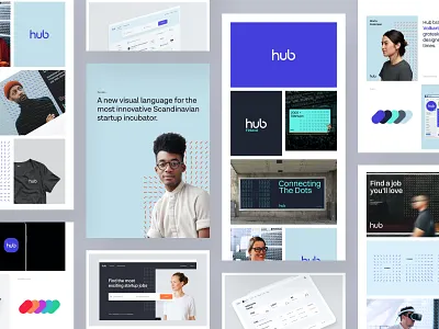 The Hub - Behance Case Study 2 behance brand brand book branding case study design graphic design guidelines logo mobile product design typography ui use experience user interface ux visual identity web web design website