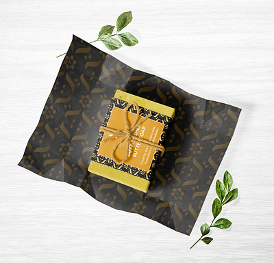 Handmade soap of Saffron graphic design label design package design pattern design