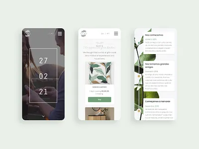 Wedding website bilingual branding couple design gift shop mobile registry ui website wedding