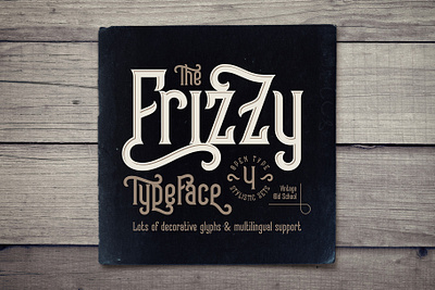 Frizzy vintage font alphabet classic decorative design font lettering oldschool style type typeface typography vintage