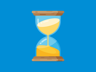 Hourglass graphic design hourglass sand time vector illustration