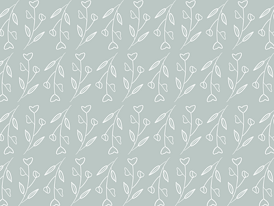 Elaine's Garden | Pattern Option Two brand design brand identity branding design flat icon illustration line work pattern pattern design procreate