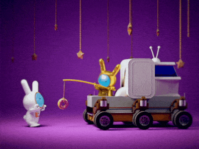 Donut training 2 3danimation animation characteranimation characterdesign cinema4d designertoy loopable motiondesign motiongraphics spacerabbit spacerabbitstudio