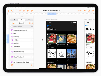 A Concept of Sketch App for iPadOS. sketch ui uidesign