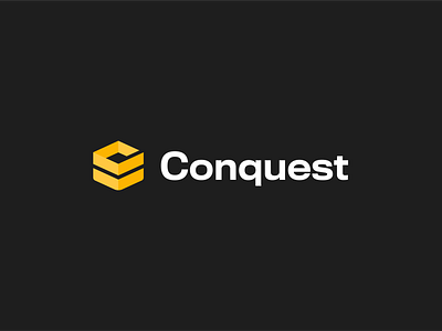 Conquest Shipping 📦 app box brand brand identity branding c logo conquest figma icon logo logotype minimal branding mockup shipping