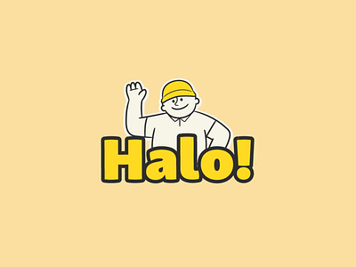 Fabelio Instagram Sticker 2d after effect animation character gif giphy halo hello instagram love maaf motion run sip sorry sticker stickers