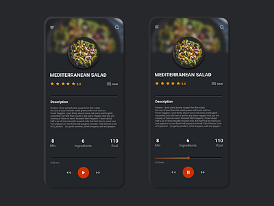 Food Recipe app app branding dailyui design figma figmadesign mobile moblieapp ui