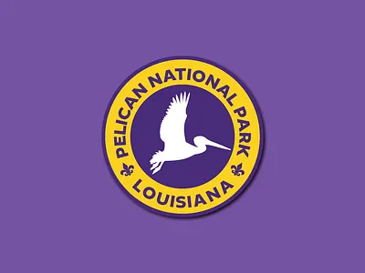 Pelican National Park adobe illustrator brand design brand identity branding louisiana national park pelican
