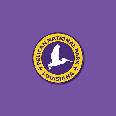 Pelican National Park adobe illustrator brand design brand identity branding louisiana national park pelican