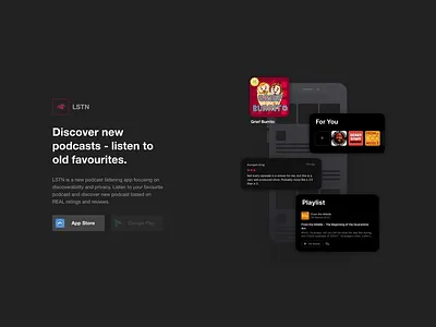 Podcast Concept app app design css html ios landing page podcast podcasting