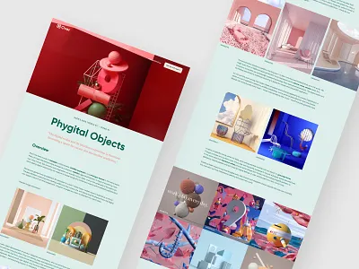 Over Design Trends - Phygital Objects design design trends phygital webflow website design