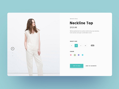 Product Details UI Card ecommerce design fashion app layout minimal minimalui ui uicard uichallenge uiconcept uidesign ux