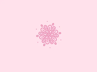 Flow WIP bulgaria design flow illustration kliment logo pink symbol wip