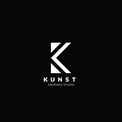 kunst graphics studio logo app branding design illustration logo type typography vector web banner website