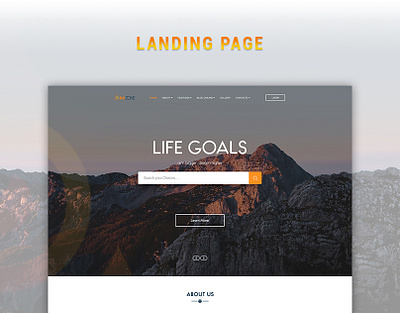 AimZone ll Landing Page design illustration landing design landing page ui ui concept ui design ux web design web site