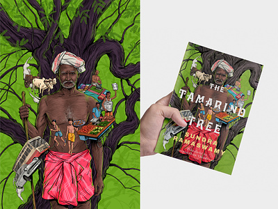 The Tamarind Tree art bookcover design illustration sajid southindia tamarindtree