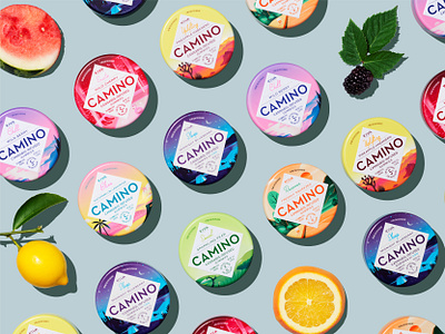 Camino Tins boulder branding camino cannabis cannabis packaging denver illustration kiva logo packaging san francisco stout typography