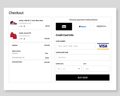 Credit Card Checkout Daily UI #002 adobe xd adobexd dailyui 002 dailyuichallenge design webdesign