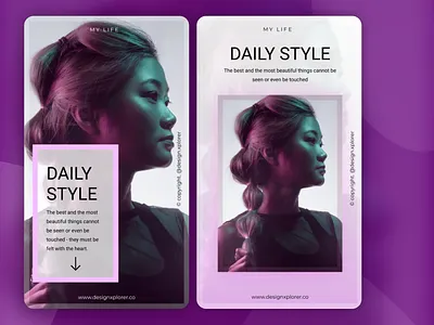 Instagram Stories For A Blog art direction branding design instagram stories responsive social media social media image post social media image post ui ux web website