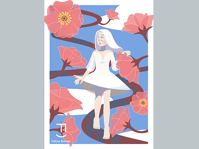 Thumbelina illustration art artwork fable fables fairy tale fairytales illustrator llustration thumbelina vector artwork vector illustrator vectorart