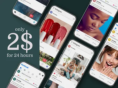 Facebook and Instagram Mockups facebook free instagram mock up mockup mockup psd mockups photoshop psd psd download template
