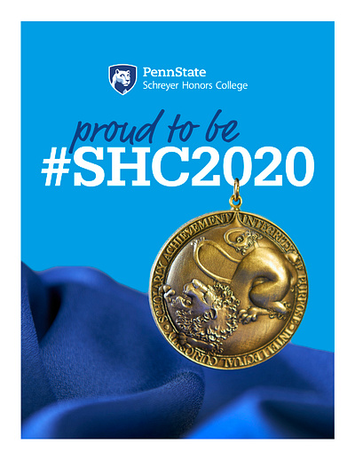 Proud To Be #SHC2020 college design penn state poster schreyer social media university