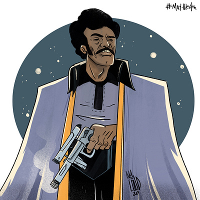 Lando - Star Wars character design characterdesign design illustration photoshop procreate starwars