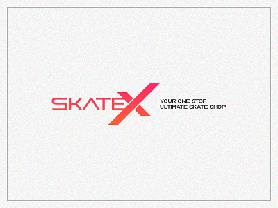 Skate X branding idenity logo