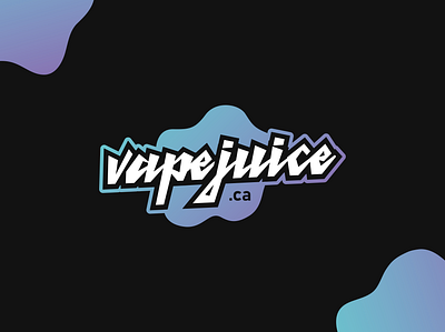 VapeJuice Branding Design brand identity branding branding and identity gradient logo graphicdesign juice logo liquid logo logo logo design modern logo spill logo vape juice vape juice logo vape logo