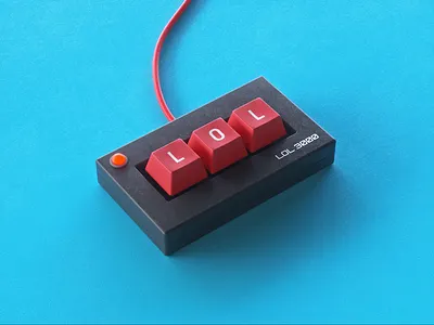 LOL 3000 3d 3d art blue cinema 4d colour cyan experiment octane old school otoy personal project render tech type typography vibrant vibrant colors vintage