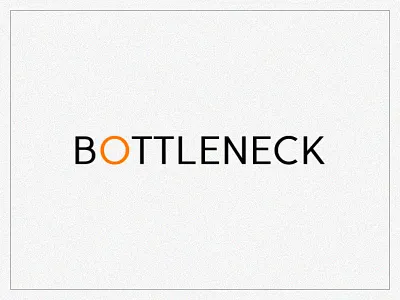 Bottleneck branding idenity logo