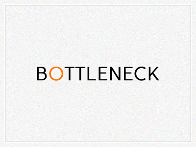 Bottleneck branding idenity logo