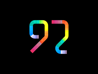 Digit 92 92 digit number practice