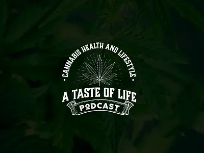 a taste of life logo design badge branding design flat illustration illustrator lettering logo logo design retro badge