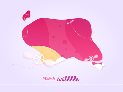 Hello Dribbble! dribbble figma firstshot hellodribbble uidesign vector vectordesign