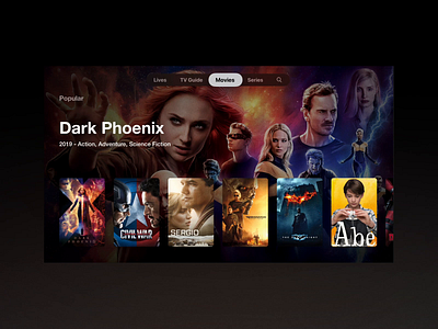 WatchIPTV - tvOS Movie app for apple tv appletv ios iptv movie movie app tv tv app tv design tv show tvos