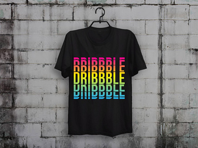 Dribbble T-shirt Design custom t shirt design merch by amazon shirts t shirt design t shirt designer tees teesdesign teeshirt teespring typography