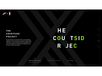 DEWxNBA – Website design ui