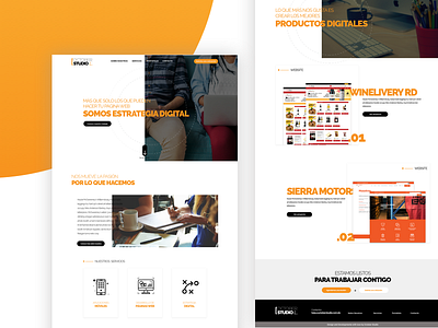 October Studio Website design web