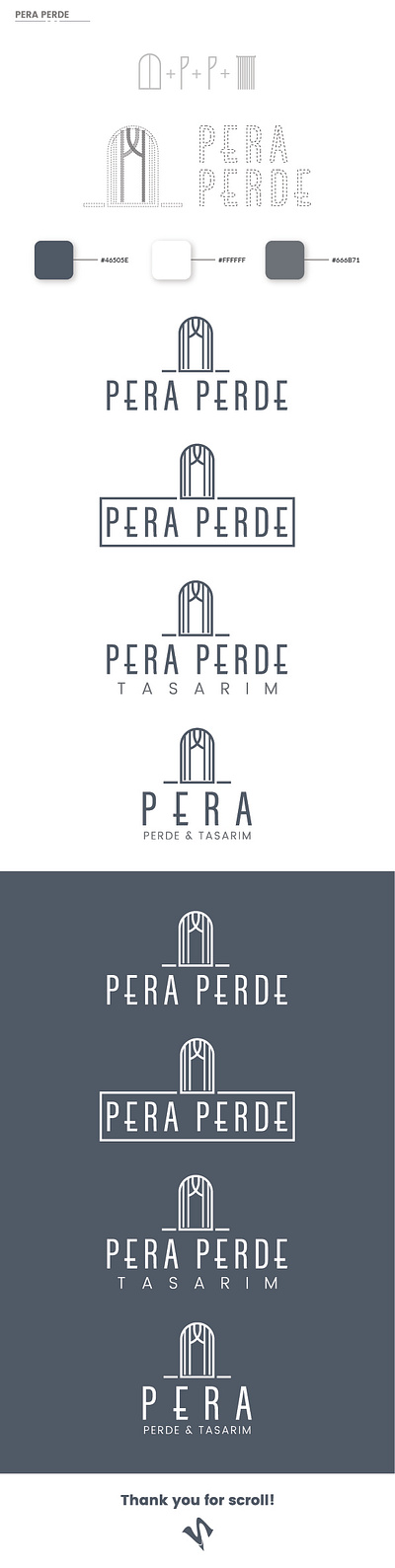 Pera Perde / Pera Curtain curtain curtain logo curtains logo logodesign logotype minimalist p and p pera pp pp logo