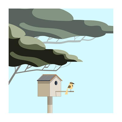 Birdhouse 100daychallenge 100dayproject 100daysproject adobeillustator illustration