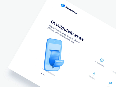 Faturasmart Slider Animation animation app design icon illustration motion responsive ui ux web