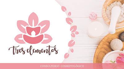 Tres Elementos Spa brand brand design brand identity cosmetology holistic manual spa