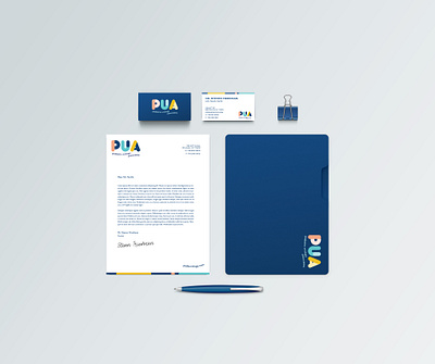 PUA: Print Collateral branding design doctor logo design medical print print collateral stationary