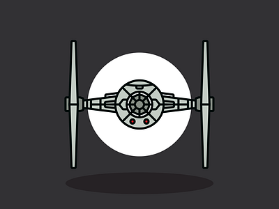 May 4th design fighter flatvector icon illustration logo norway space spaceship star wars art star wars day starwars starwarsart starwarsday tiefighter vector vectorart