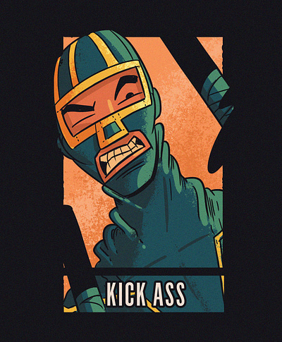 Kick Ass character comic drawing illustration kickass pahito photoshop