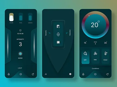 Smart Home controller App app design home controller app minimal design simple smart home smart home automation smart home controller app ui user experience user interface ux